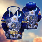 Premium US Veterans Zip Hoodie APHN041112, Gifts For US Veterans - Image 11