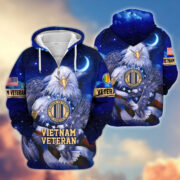 Premium US Veterans Zip Hoodie APHN041112, Gifts For US Veterans - Image 29