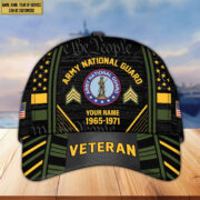 Premium Custom Name, Rank, Years Of Service US Veterans Cap BPVC060801 - Image 8
