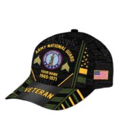 Premium Custom Name, Rank, Years Of Service US Veterans Cap BPVC060801 - Image 10