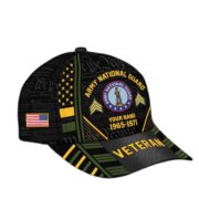 Premium Custom Name, Rank, Years Of Service US Veterans Cap BPVC060801 - Image 9