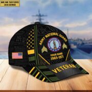 Premium Custom Name, Rank, Years Of Service US Veterans Cap BPVC060801 - Image 9