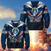 Premium US Veterans Sweatshirt BPVC301101, Gifts For US Veterans - Image 26