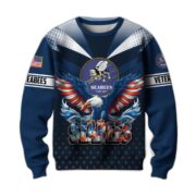 Premium US Veterans Sweatshirt BPVC301101, Gifts For US Veterans - Image 15