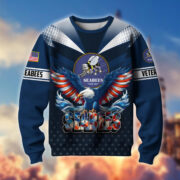 Premium US Veterans Sweatshirt BPVC301101, Gifts For US Veterans - Image 15