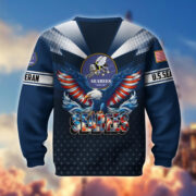 Premium US Veterans Sweatshirt BPVC301101, Gifts For US Veterans - Image 16