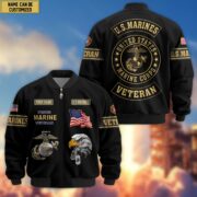 Premium Personalized US Veterans Bomber Jacket BPVC120901, Gifts For US Veterans, Gifts For Veterans Day - Image 14