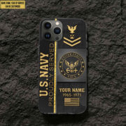 US Navy Phone Case, Gifts For Navy Veteran, Gifts For Veterans Day, Father's Day VPVC501102 - Image 2