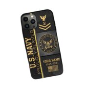 US Navy Phone Case, Gifts For Navy Veteran, Gifts For Veterans Day, Father's Day VPVC501102 - Image 3