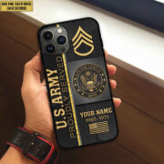 US Army Phone Case, Gifts For Army Veteran, Gifts For Veterans Day, Father's Day VPVC501101 - Image 3