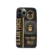 USAF Phone Case, Gifts For Air Force Veteran, Gifts For Veterans Day, Father's Day VPVC501104 - Image 2