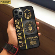 USAF Phone Case, Gifts For Air Force Veteran, Gifts For Veterans Day, Father's Day VPVC501104 - Image 3
