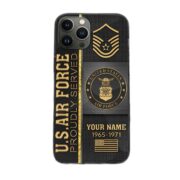 USAF Phone Case, Gifts For Air Force Veteran, Gifts For Veterans Day, Father's Day VPVC501104