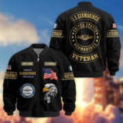 Premium Personalized US Submarines Veteran Bomber Jacket BPVC030110