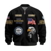 Premium Personalized US Submarines Veteran Bomber Jacket BPVC030110 - Image 2