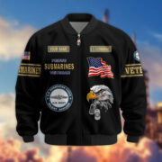 Premium Personalized US Submarines Veteran Bomber Jacket BPVC030110 - Image 2