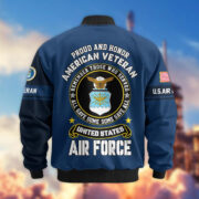 Premium Proudly Served US Veterans Bomber Jacket APHN271211, Gifts For US Veterans, Gifts On Father's Day, Veterans Day. - Image 31