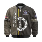 Premium Proudly Served US Veterans Bomber Jacket APHN271211, Gifts For US Veterans, Gifts On Father's Day, Veterans Day. - Image 12