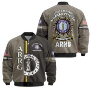 Premium Proudly Served US Veterans Bomber Jacket APHN271211, Gifts For US Veterans, Gifts On Father's Day, Veterans Day. - Image 11