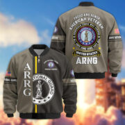 Premium Proudly Served US Veterans Bomber Jacket APHN271211, Gifts For US Veterans, Gifts On Father's Day, Veterans Day. - Image 11
