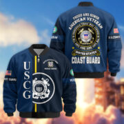 Premium Proudly Served US Veterans Bomber Jacket APHN271211, Gifts For US Veterans, Gifts On Father's Day, Veterans Day. - Image 32