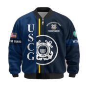 Premium Proudly Served US Veterans Bomber Jacket APHN271211, Gifts For US Veterans, Gifts On Father's Day, Veterans Day. - Image 33