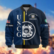 Premium Proudly Served US Veterans Bomber Jacket APHN271211, Gifts For US Veterans, Gifts On Father's Day, Veterans Day. - Image 33