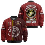 Premium Proudly Served US Veterans Bomber Jacket APHN271211, Gifts For US Veterans, Gifts On Father's Day, Veterans Day. - Image 20