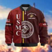 Premium Proudly Served US Veterans Bomber Jacket APHN271211, Gifts For US Veterans, Gifts On Father's Day, Veterans Day. - Image 21