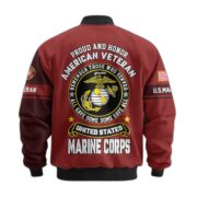 Premium Proudly Served US Veterans Bomber Jacket APHN271211, Gifts For US Veterans, Gifts On Father's Day, Veterans Day. - Image 22