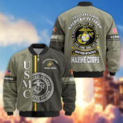 Premium Proudly Served US Veterans Bomber Jacket APHN271211, Gifts For US Veterans, Gifts On Father's Day, Veterans Day. - Image 23
