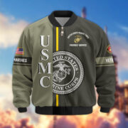 Premium Proudly Served US Veterans Bomber Jacket APHN271211, Gifts For US Veterans, Gifts On Father's Day, Veterans Day. - Image 24