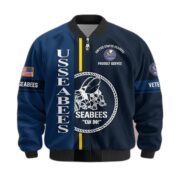 Premium Proudly Served US Veterans Bomber Jacket APHN271211, Gifts For US Veterans, Gifts On Father's Day, Veterans Day. - Image 18