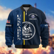 Premium Proudly Served US Veterans Bomber Jacket APHN271211, Gifts For US Veterans, Gifts On Father's Day, Veterans Day. - Image 18