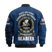 Premium Proudly Served US Veterans Bomber Jacket APHN271211, Gifts For US Veterans, Gifts On Father's Day, Veterans Day. - Image 19
