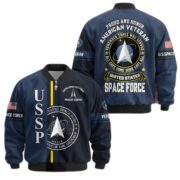 Premium Proudly Served US Veterans Bomber Jacket APHN271211, Gifts For US Veterans, Gifts On Father's Day, Veterans Day. - Image 35