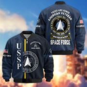 Premium Proudly Served US Veterans Bomber Jacket APHN271211, Gifts For US Veterans, Gifts On Father's Day, Veterans Day. - Image 35