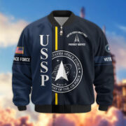 Premium Proudly Served US Veterans Bomber Jacket APHN271211, Gifts For US Veterans, Gifts On Father's Day, Veterans Day. - Image 36