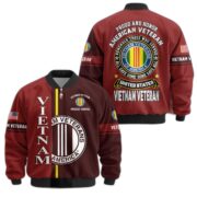 Premium Proudly Served US Veterans Bomber Jacket APHN271211, Gifts For US Veterans, Gifts On Father's Day, Veterans Day. - Image 38