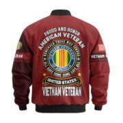 Premium Proudly Served US Veterans Bomber Jacket APHN271211, Gifts For US Veterans, Gifts On Father's Day, Veterans Day. - Image 40