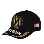 Premium Custom Name, Rank, Vietnam Veteran Embroidered Cap VPVC301406, Hat for Vietnam Veteran, Gifts for Father's Day, Veterans Day - Image 3