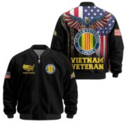 Premium Custom Vietnam Veteran Bomber Jacket VPVC801706, Jacket For Vietnam Veteran, For Father's Day, Armed Force Day, Independence Day, Veterans Day.