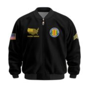 Premium Custom Vietnam Veteran Bomber Jacket VPVC801706, Jacket For Vietnam Veteran, For Father's Day, Armed Force Day, Independence Day, Veterans Day. - Image 2