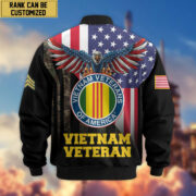 Premium Custom Vietnam Veteran Bomber Jacket VPVC801706, Jacket For Vietnam Veteran, For Father's Day, Armed Force Day, Independence Day, Veterans Day. - Image 3