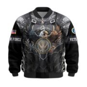 Premium US Veterans Bomber Jacket BPHN140113, Gifts For US Veterans, Gifts On Father's Day, Armed Force Day, Independence Day, Veterans Day. - Image 18