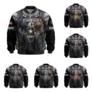 Premium US Veterans Bomber Jacket BPHN140113, Gifts For US Veterans, Gifts On Father's Day, Armed Force Day, Independence Day, Veterans Day.