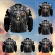Premium US Veterans Bomber Jacket BPHN140113, Gifts For US Veterans, Gifts On Father's Day, Armed Force Day, Independence Day, Veterans Day.