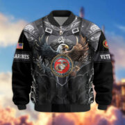 Premium US Veterans Bomber Jacket BPHN140113, Gifts For US Veterans, Gifts On Father's Day, Armed Force Day, Independence Day, Veterans Day. - Image 15