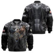 Premium US Veterans Bomber Jacket BPHN140113, Gifts For US Veterans, Gifts On Father's Day, Armed Force Day, Independence Day, Veterans Day. - Image 8