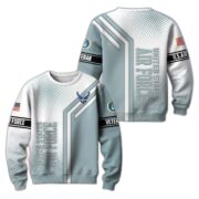 Premium US Veterans Sweatshirt APHN101211, Gifts For US Veterans, Gifts On Father's Day, Armed Forces Day, Independence Day, Veterans Day. - Image 25